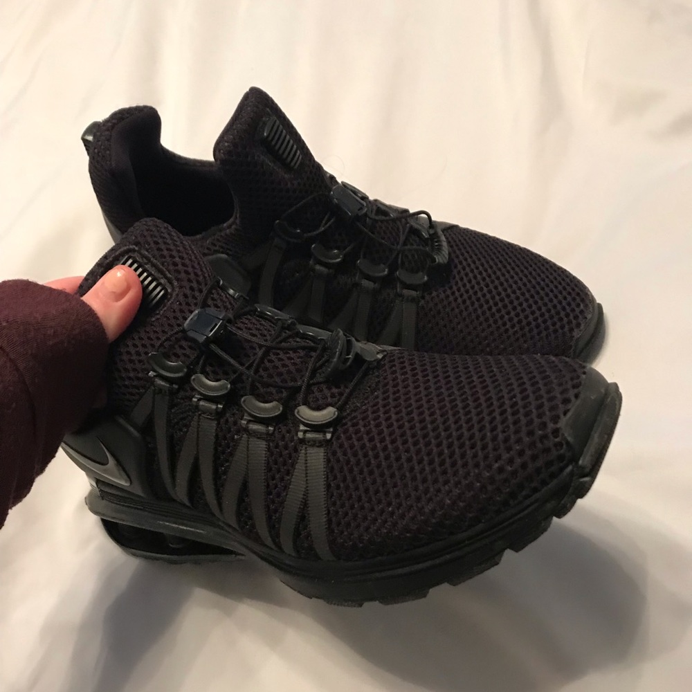 Nike black running shoes